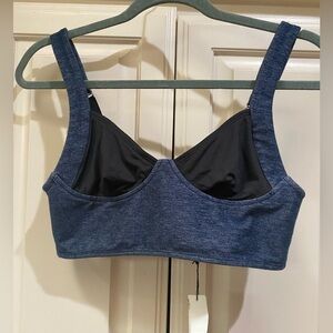 Fleur Du Mal Melange Denim Bra